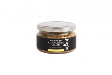 Eggplant and hemp seed spread with hard cheese 190 g