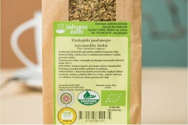 Juodauogio šeivamedžio ekologiški žiedai 1