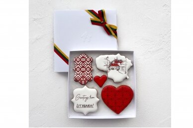 Gingerbread set "Wishes from Lithuania"