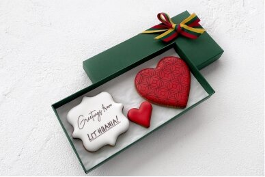 Gingerbread set "Send love wishes from Lithuania!" 2