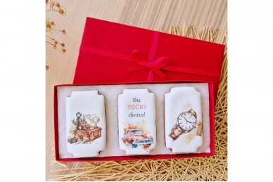 Set "My Dad the Traveler", 3 gingerbreads