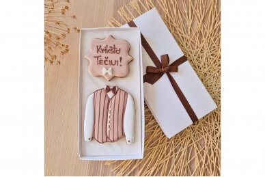 Set "For Godfather", 2 gingerbreads in a box